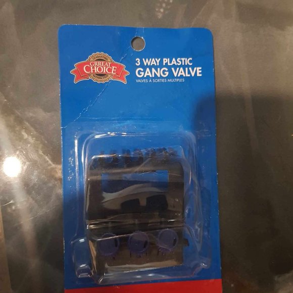 3 way plastic gang valve - Picture 2 of 3